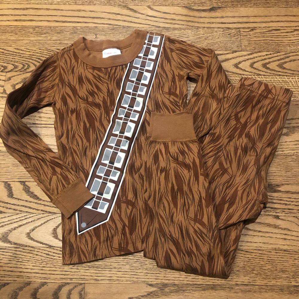 Hanna Andersson Long John Long Jane Pajamas Star Wars Chewbacca